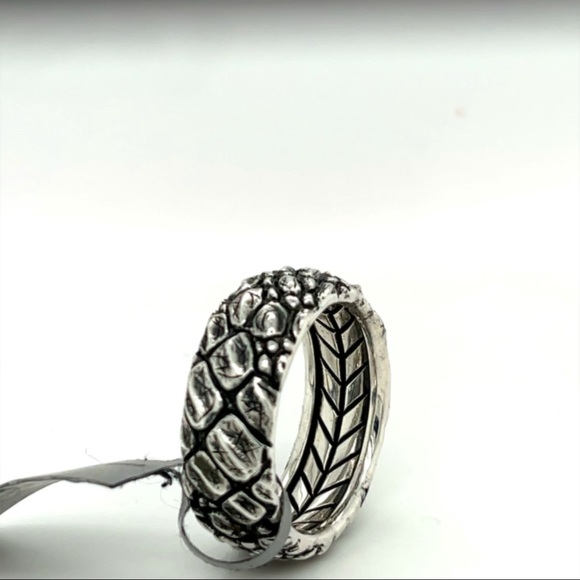 New David Yurman Naturals Gator Ring Men’s 925 Sterling Silver Size 9.5 - Picture 5 of 9